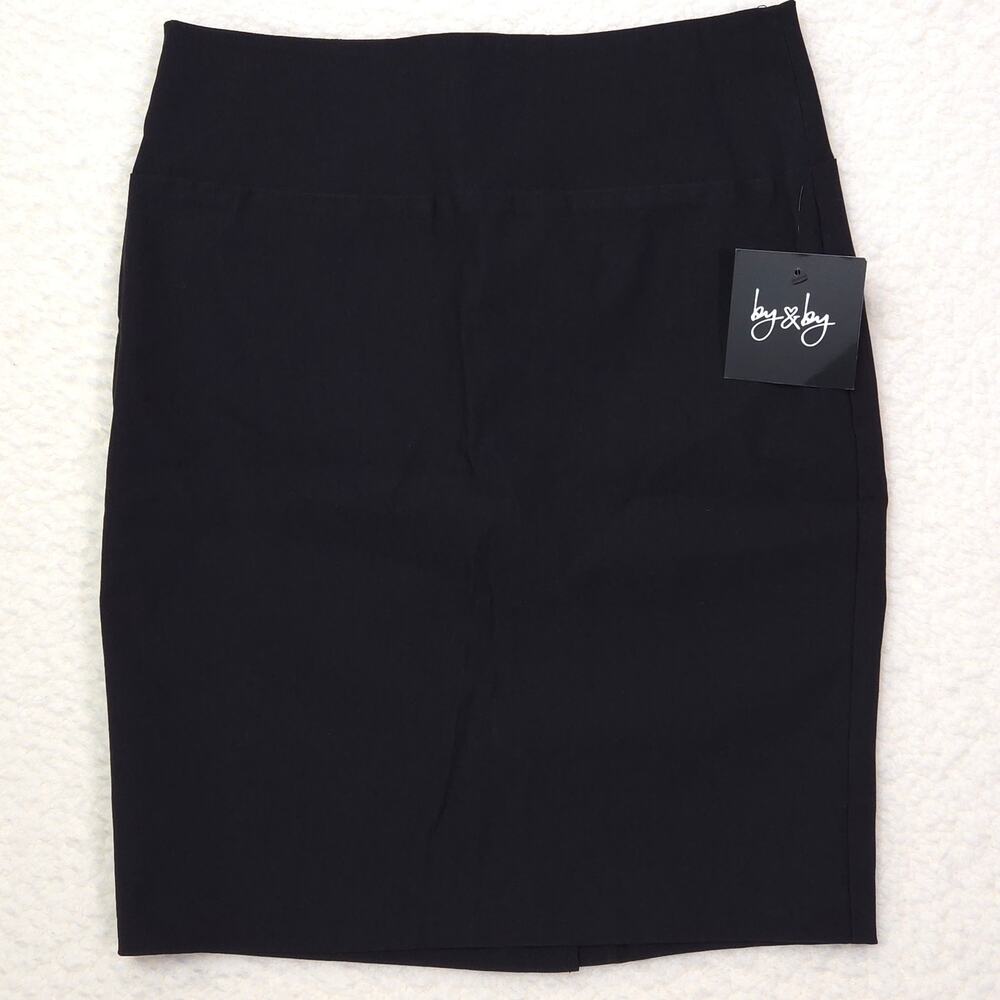 By&By Womens Black Pencil Skirt XL